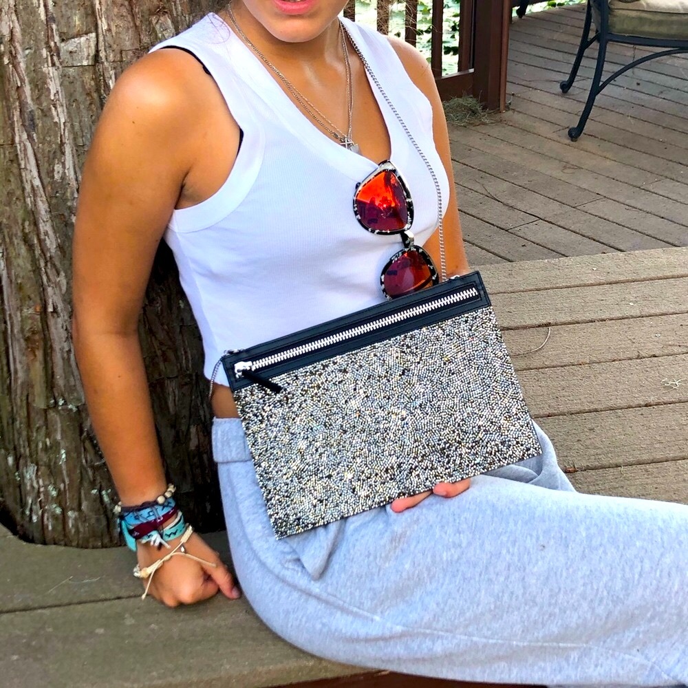 Swarovski Glam Rocks Host Pick Purse New